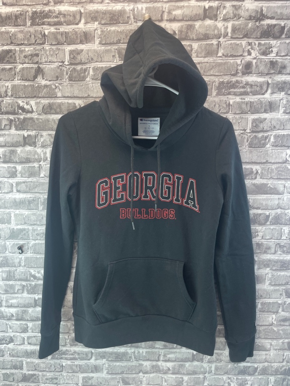 Champion‎ Black Georgia Bulldogs Pullover Hoodie